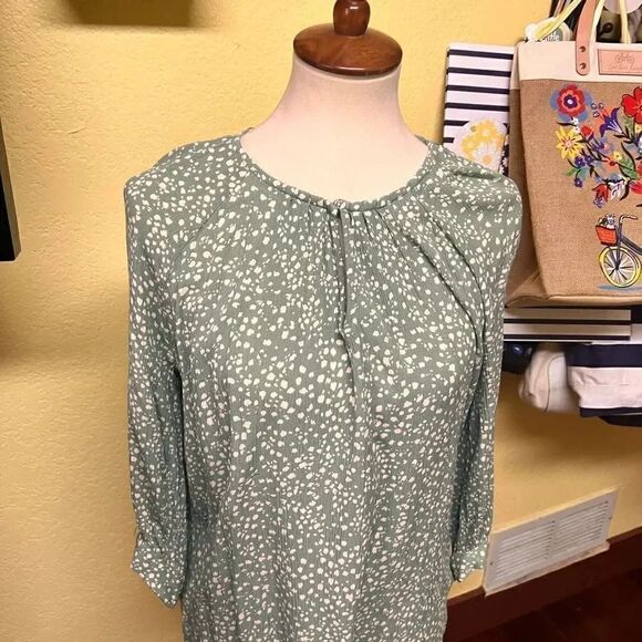 NWOT Maurice Green With White 3/4 Sleeved Blouse #YC22 - Picture 5 of 5